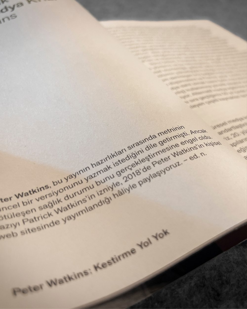 Peter Watkins: No Shortcuts — book interior 3